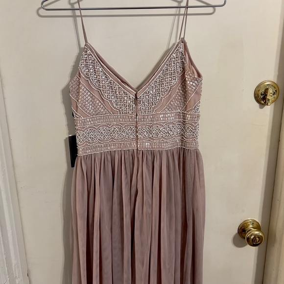 NWT BHLDN x Adrianna Papell Aida Dress in Rose Size 4 - Picture 6 of 10